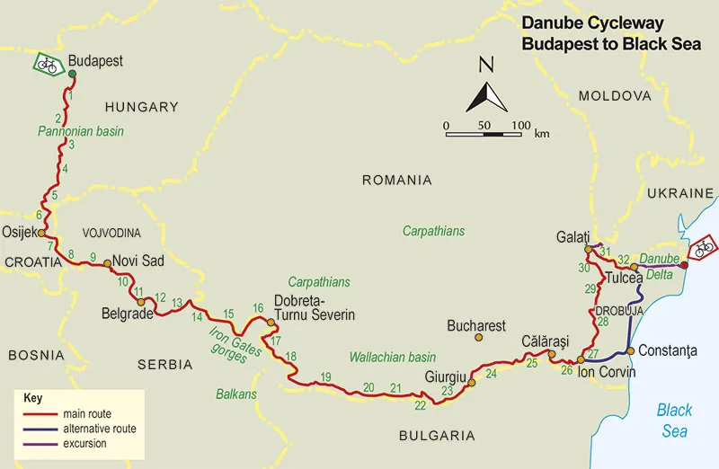 Cicerone - The Danube Cycleway - Mike Wells-4